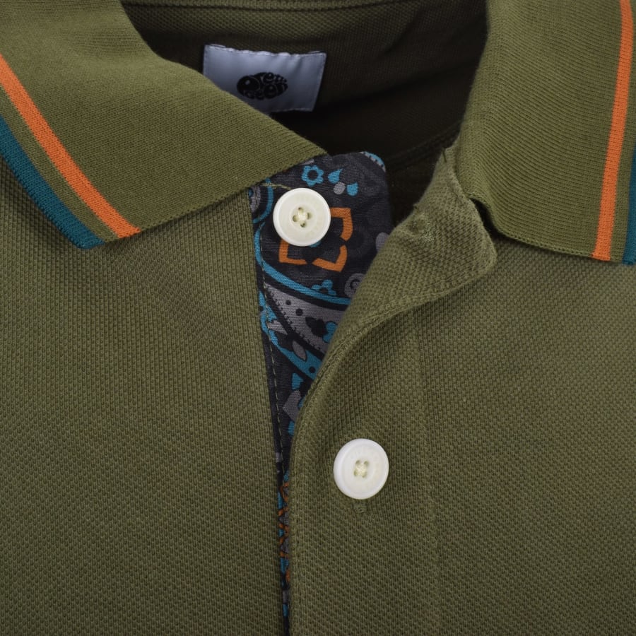 Pretty green long sleeve polo sale shop